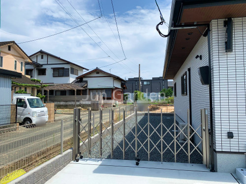 施工例画像：福岡県 三井郡大刀洗町  新築シンプル オープン外構