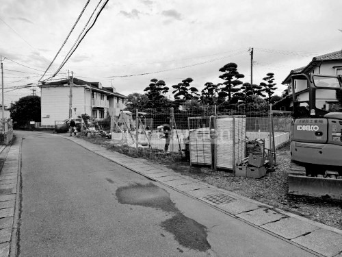 施工例画像：熊本県 熊本市南区  新築ナチュラル セミクローズ外構
