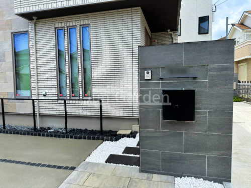 施工例画像：福岡県 福岡市西区  新築オープン シンプル外構