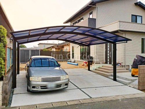 施工例画像：熊本県 合志市  新築シンプル オープン外構